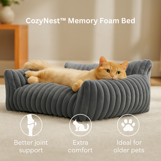CozyNest™ Memory Foam Bed